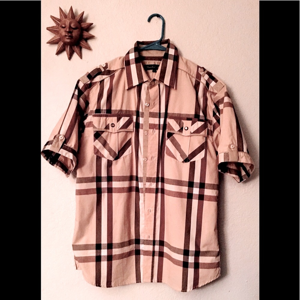 Knockout Jeans Casual Button Shirt